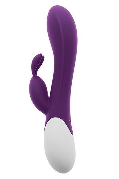 Вибратор-кролик S Pleasures Premium Corabi Rabbit, фиолетовый, ушки для клитора, 16 режимов, нагрев SX1616 фото