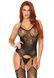 Эротический бодистокинг Leg Avenue Jacquard net Black, имитация чулок, открытый доступ, one size SO7903 фото 1