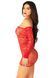 Платье Leg Avenue Seamless Off The Shoulder Mini Dress One Size, Red SX1736 фото 5