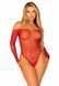 Сетчатое боди со стразами Leg Avenue Crystalized fishnet bodysuit Red One Size SO9138 фото 1