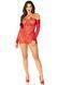 Платье Leg Avenue Seamless Off The Shoulder Mini Dress One Size, Red SX1736 фото 6