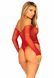 Сетчатое боди со стразами Leg Avenue Crystalized fishnet bodysuit Red One Size SO9138 фото 2