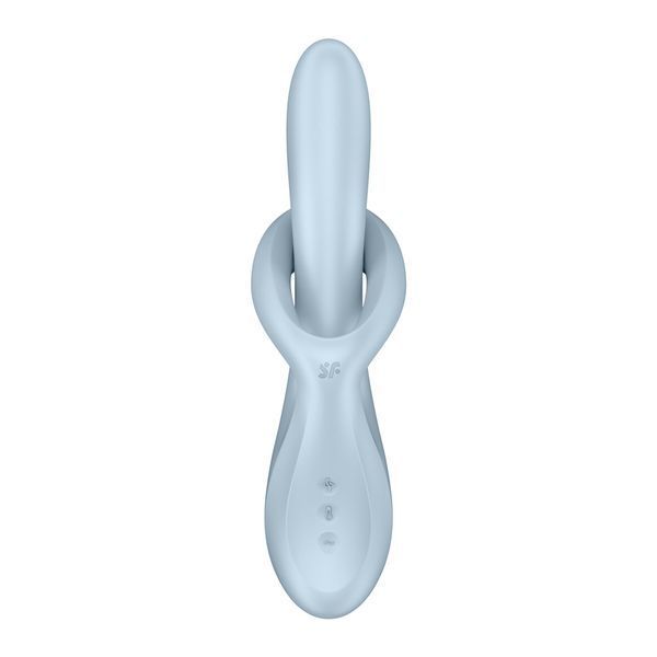 Вибратор с ротацией Satisfyer Heat Flex 4 Blue, подогрев до 39&deg;C SX2169 фото