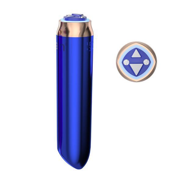 Віброкуля Swan Maximum + Comfy Cuff Blue, суперпотужна, різна інтенсивність, силіконова манжета SO8903 фото