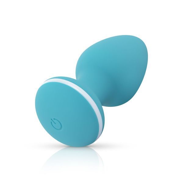 Анальная вибропробка Cala Azul &ndash; Blanca Vibrating anal plug, 10 режимов SO8887 фото