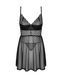 Еротичний комплект Obsessive Chemeris babydoll & thong XS/S, пеньюар та стрінги SO9758 фото 3