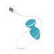 Анальная вибропробка Cala Azul &ndash; Blanca Vibrating anal plug, 10 режимов SO8887 фото 7