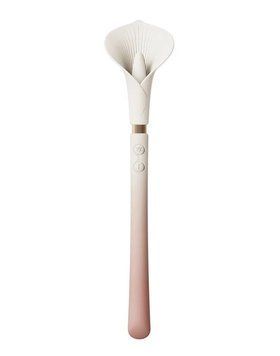Роскошный вибромассажер Zalo &ndash; Calla Blossom Pink, двусторонний, 2 мотора SX1280 фото