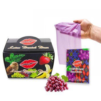 Набор латексных салфеток Latex Dental Dams Grape 100 шт SX1269 фото