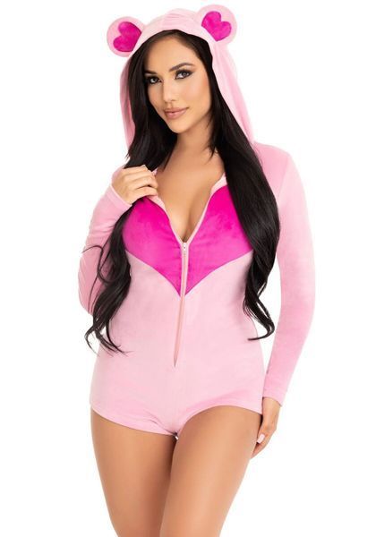 Комбинезон "Сладкий мишка" Leg Avenue Sweetheart Bear Velvet Romper S SX2790 фото