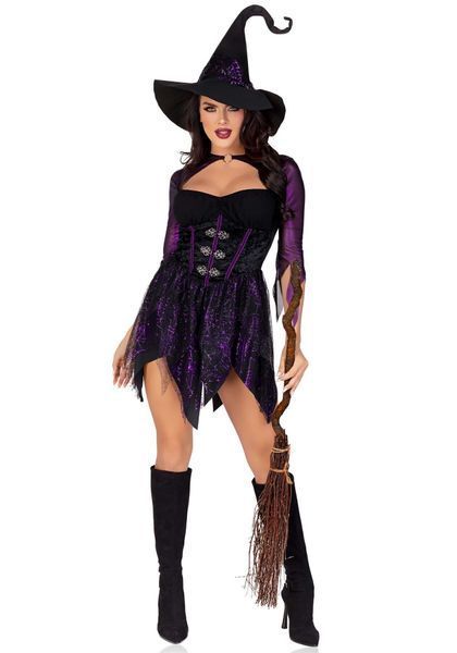 Костюм ведьмы Leg Avenue Mystical Witch XL, платье, шляпа SO9335 фото