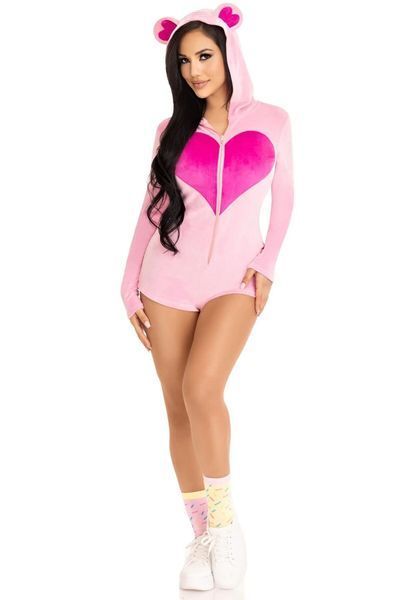 Комбинезон "Сладкий мишка" Leg Avenue Sweetheart Bear Velvet Romper S SX2790 фото