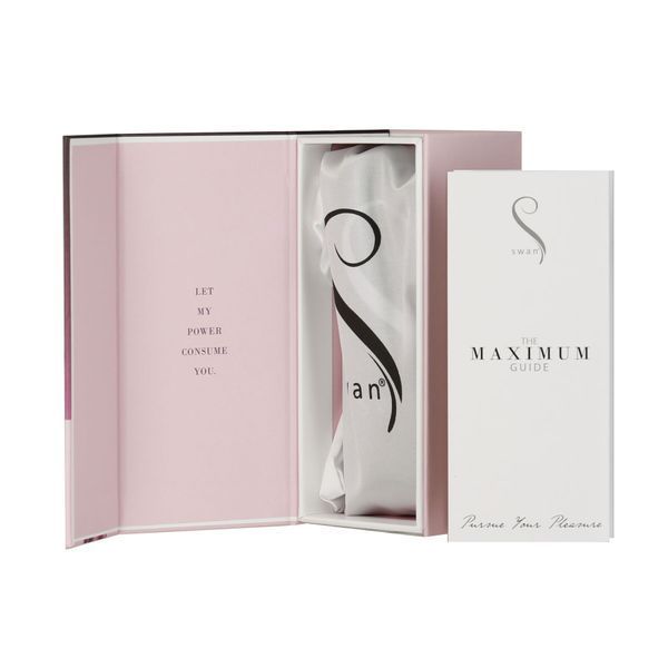 Вибропуля Swan Maximum + Comfy Cuff Pink, супермощная, разная интенсивность, силиконовая манжета SO8904 фото
