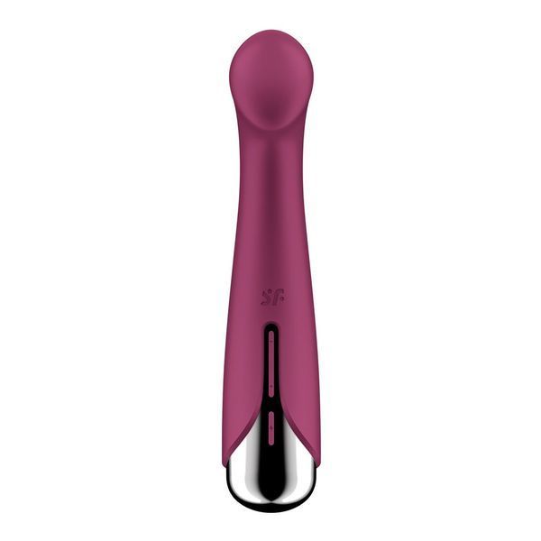 Вибратор с ротацией Satisfyer Spinning G-Spot 1 Red, плоская площадка для стимуляции точки G SX0555 фото