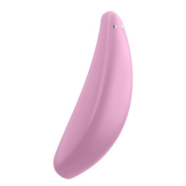 Мощный вакуумный клиторальный стимулятор Satisfyer Curvy 3+ с управлением через интернет SO3893 фото