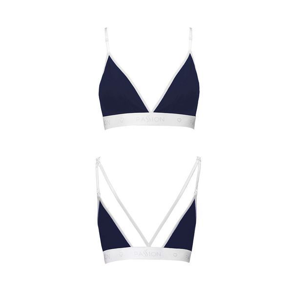 Спортивный топ с двойными бретелями Passion PS007 TOP XL, navy blue SO4270 фото