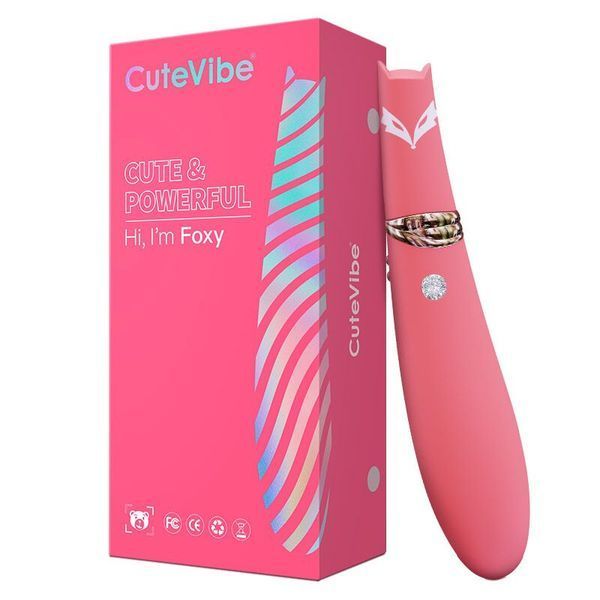 Вакуумный стимулятор с вибрацией CuteVibe Foxy Sakura SO7034 фото