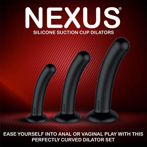 Набор дилдо Nexus Dilating Set (17см, 15см, 12,5см) SX1341 фото