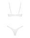 Комплект Obsessive Alissium 2-pcs set, XL/2XL, кружево, лиф с мягкой чашкой, трусики танга SX0605 фото 7