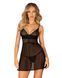 Эротический комплект Obsessive Chemeris babydoll & thong M/L, пеньюар и стринги SO9759 фото 1