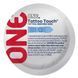 Презерватив ONE Tattoo Touch Blue, 1 шт, голубой, с рельефом в виде татуировки SX0755 фото 1