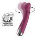 Вибратор с ротацией Satisfyer Spinning G-Spot 1 Red, плоская площадка для стимуляции точки G SX0555 фото 1
