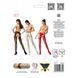 Колготки-бодистокинги с открытым доступом Passion S017 One Size, Red, имитация чулок и пояса PSS017R фото 5