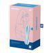 Кліторальний вібратор Satisfyer Threesome 1 Light Blue з трьома гнучкими пальчиками SO6986 фото 7