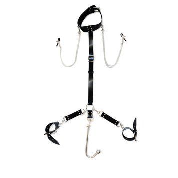 Бондажний набір з металевим анальним гаком Art of Sex Beatrice Bondage set with anal hook №&thinsp;1 SO8239 фото