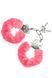 Наручники S Pleasures Furry Cuffs Pink с пушистой отделкой, 2 ключа в комплекте SX1600 фото 1