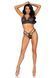 Эротический комплект со стрепами и стразами Leg Avenue Ready Or Not S Black, бра + стринги SO8005 фото 3