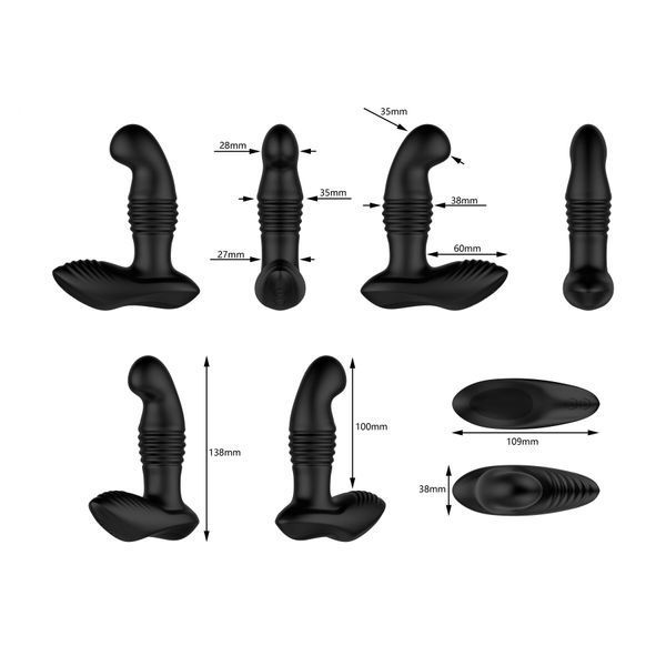 Массажер простаты Nexus Thrust Prostate Edition, вибрация и пульсация, пульт ДУ SO9860 фото