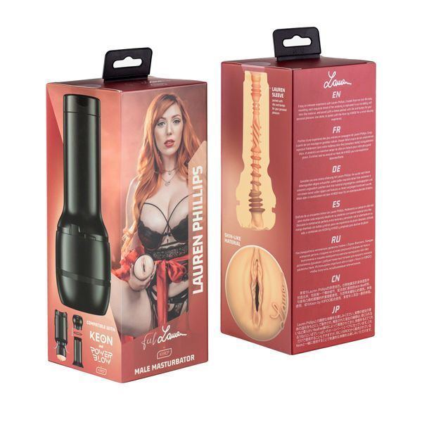 Мастурбатор Kiiroo Feel Lauren Phillips PBC, совместимый с PowerBlow и Keon SO9365 фото