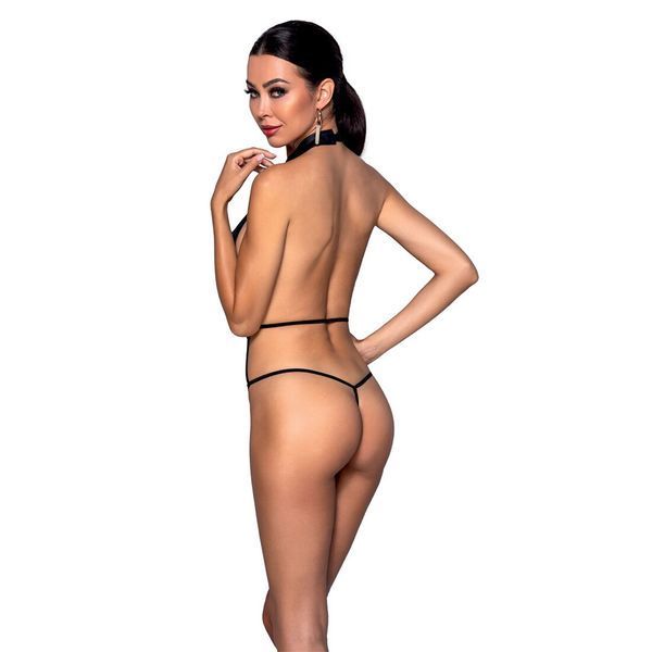 Боди-халтер из экокожи Passion JANNIES BODY XXL/XXXL black SO8444 фото