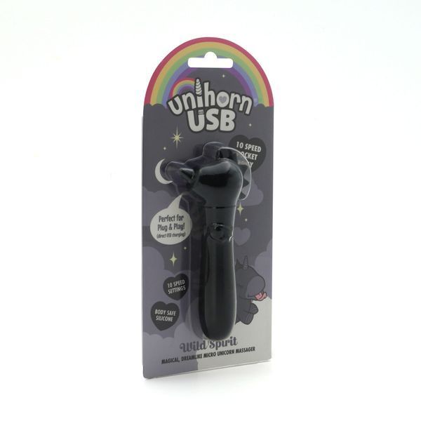 Вібратор-єдиноріжка Unihorn USB Bullet - Wild Spirit, віброкуля, USB-зарядка SX2874 фото