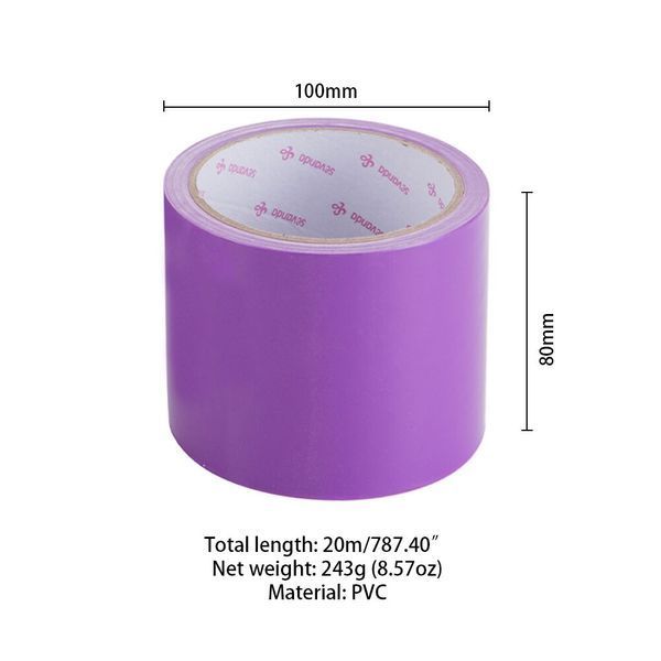 Скотч для бондажа LOCKINK SEVANDA Electrostatic Tape, фиолетовая, 16 м SX0892 фото