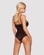 Кружевное боди с доступом Obsessive 818-TED-1 teddy M/L, черное SO9021 фото 2