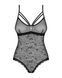 Кружевное боди с доступом Obsessive 818-TED-1 teddy M/L, черное SO9021 фото 5
