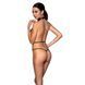 Боди-халтер из экокожи Passion JANNIES BODY XXL/XXXL black SO8444 фото 2