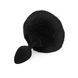 Силиконовая анальная пробка М Art of Sex - Silicone Butt plug Rabbit Tail Black, диаметр 3,5 см SO6694 фото 1