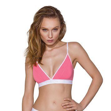 Спортивный топ с двойными бретелями Passion PS007 TOP L, pink SO4271 фото