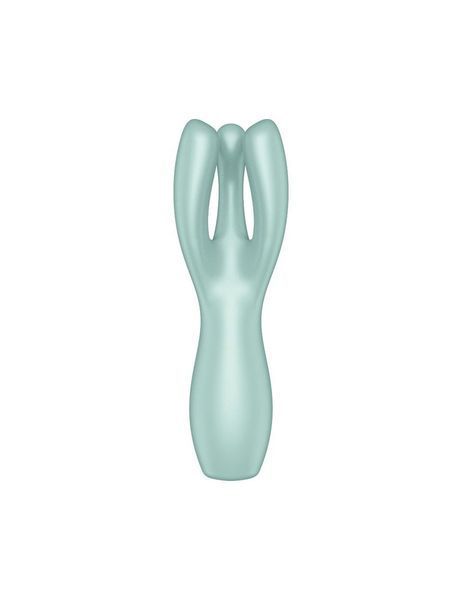 Кліторальний вібратор Satisfyer Threesome 3 Mint з трьома пальчиками SO6102 фото