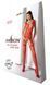 Бодістокінг з плетінням на грудях Passion BS099 One Size, red, відкритий доступ, імітація підв&rsquo;язок SO8939 фото 6