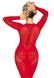 Платье Leg Avenue Lace and Net Bodycon Gown One Size, Red SX1738 фото 6