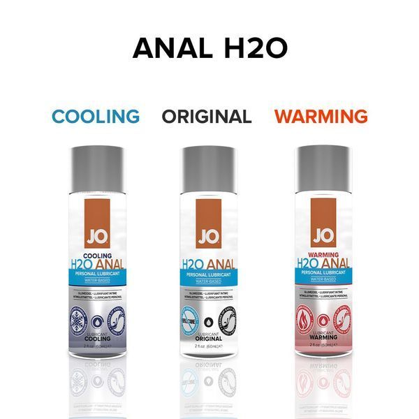 Анальна змазка JO ANAL H2O &mdash; WARMING (60 мл) розігрівальна, на водній основі SO1457 фото