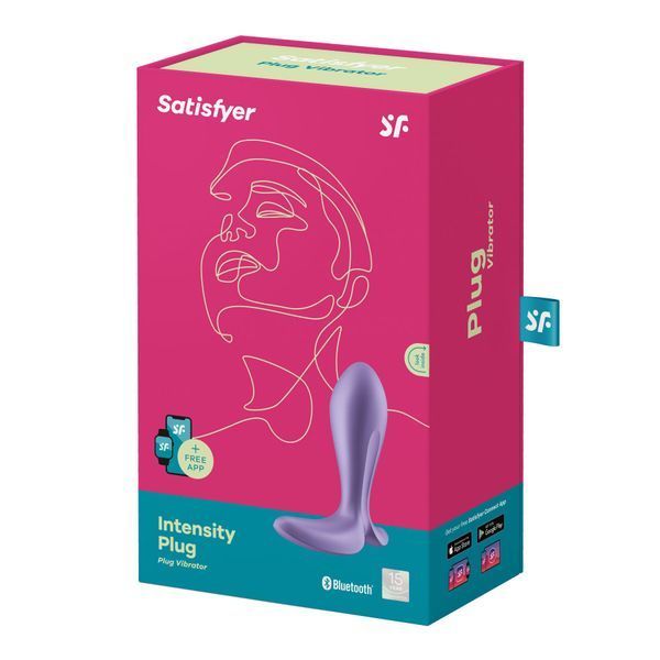 Анальная смарт-пробка с вибрацией Satisfyer Intensity Plug Purple SO8626 фото