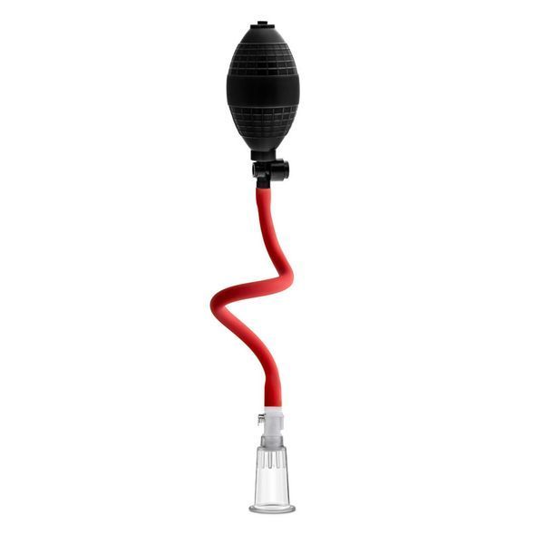 Вакуумная помпа для клитора Blush Temptasia &ndash; Beginner's Clitoral Pumping System, механическая, груша SO8839 фото