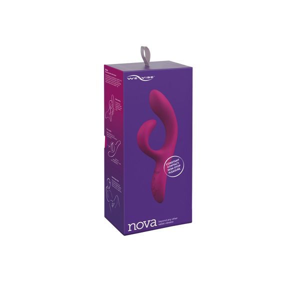 Смарт вибратор-кролик We-Vibe Nova Fuchsia, эргономичный, регулируемый угол наклона ствола SO6930 фото