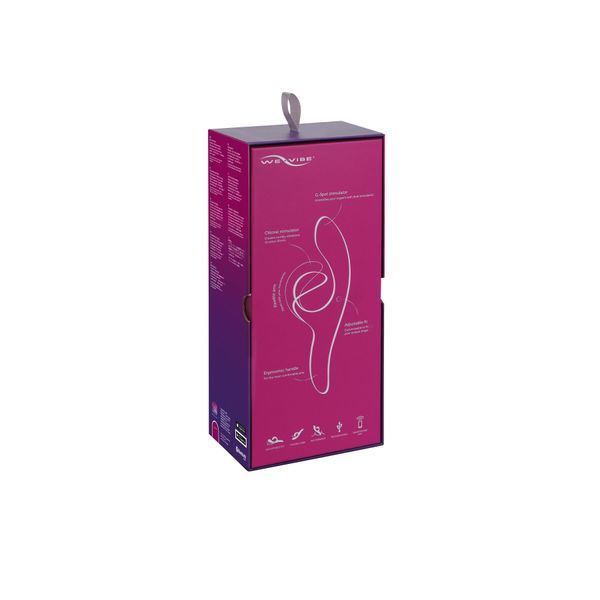 Смарт вибратор-кролик We-Vibe Nova Fuchsia, эргономичный, регулируемый угол наклона ствола SO6930 фото