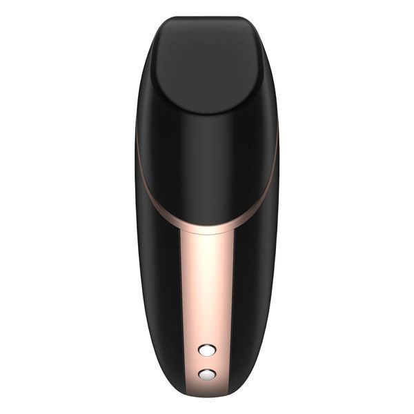 Вакуумный клиторальный стимулятор Satisfyer Love Triangle Black с управлением через интернет SO3894 фото